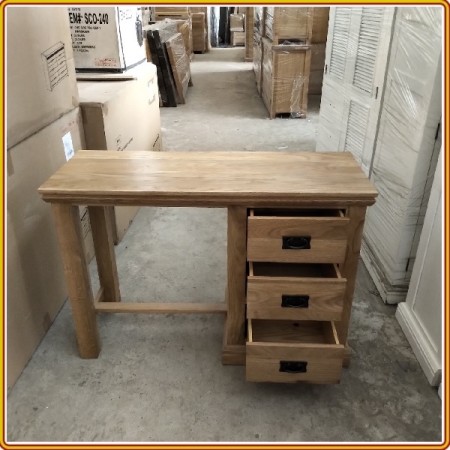 French Oak : Bàn Làm Việc + 3 Ngăn Kéo